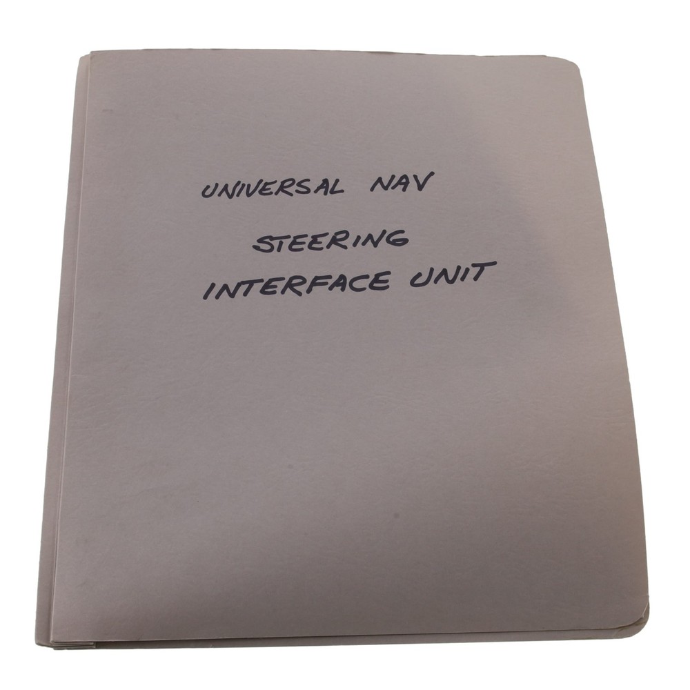 Learjet 35 Universal Nav Corp Steering Interface Unit (SIU) Installation Manual