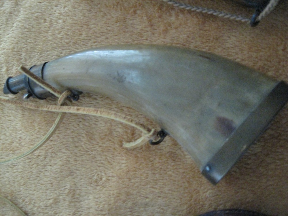Antique powder flasks