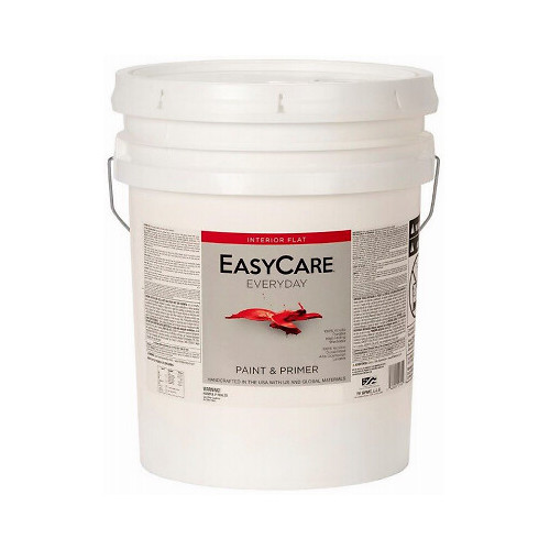 EasyCare EVDFN-5G Everyday Acrylic Interior Paint, Flat Neutral Base, 5 Gallon -
