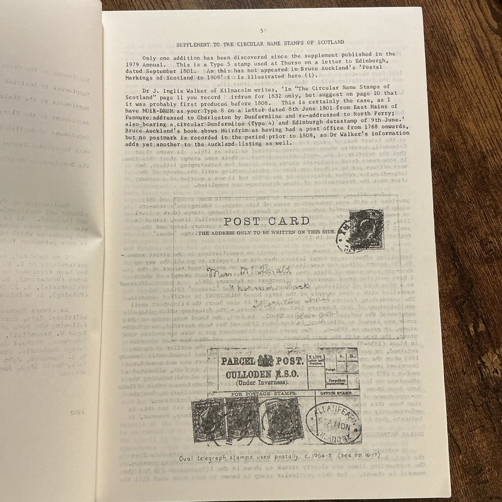 The postal history annual 1980 by James Mackay A4 Paperback