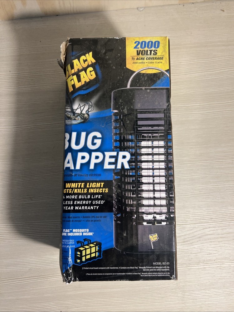 Damaged Box - Black Flag 2000 Volt Electronic Insect Killer