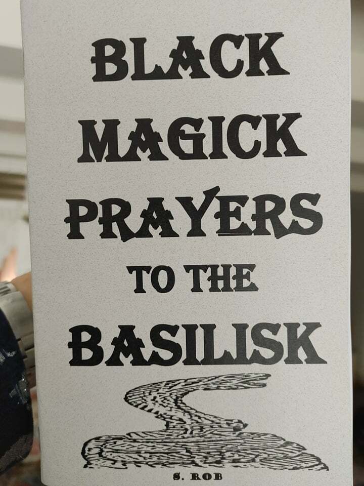 BLACK MAGICK PRAYERS TO THE BASILISK 80 PAGE BOOK!!