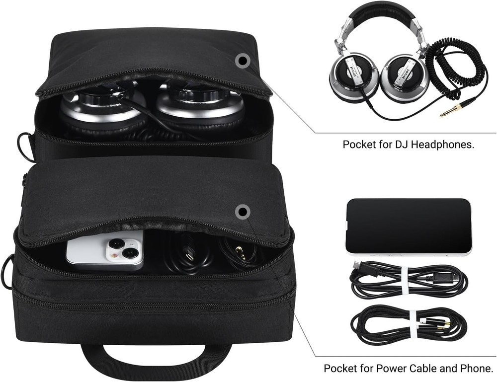 DJ Controller Case for AlphaTheta DDJ-FLX 2, DDJ-200 & DDJ-WeGO4