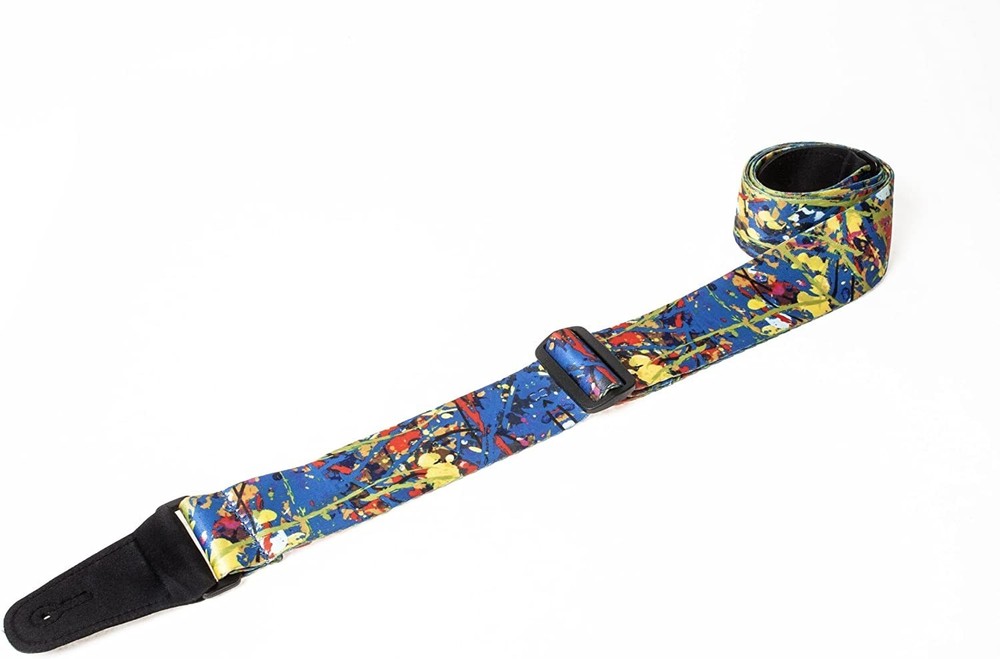 Henry Heller HSUB2-21 "Splatter paint" Custom Artwork Sublimation Guitar Strap