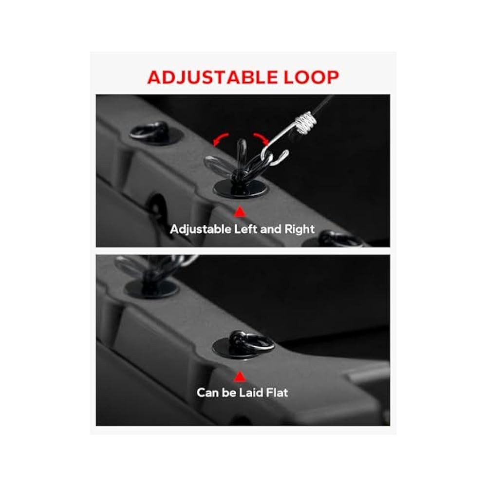 For 1,7/16" Diameter UTV Tie Down Anchors, Compatible with General Ranger