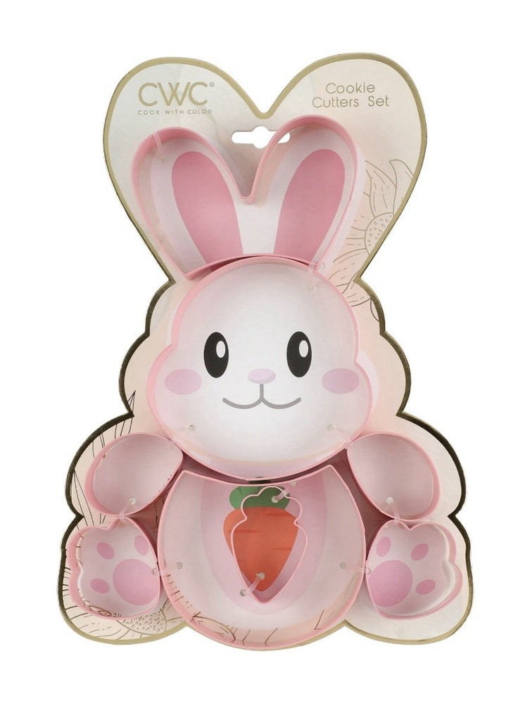 8 PIECE COOKIE CUTTER SET - BUNNY SPRING EASTER