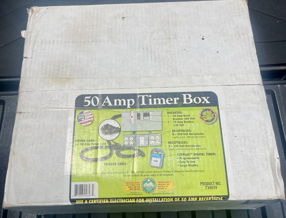 Sunlight Supply 50 Amp Timer Box