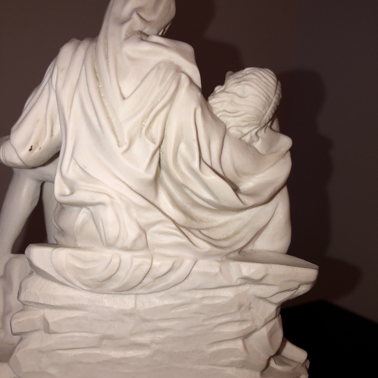 Michelangelo's Pieta Jesus Sculptor A. Santini PIETA Classic9x7x4” Made In Italy