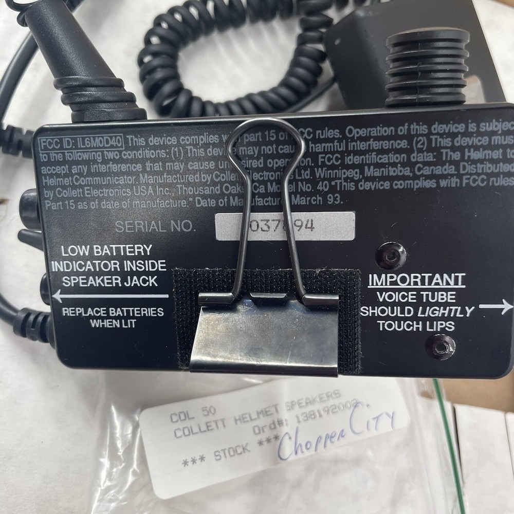 Vintage 1994 Multi Channel Communicator Collett Electronics