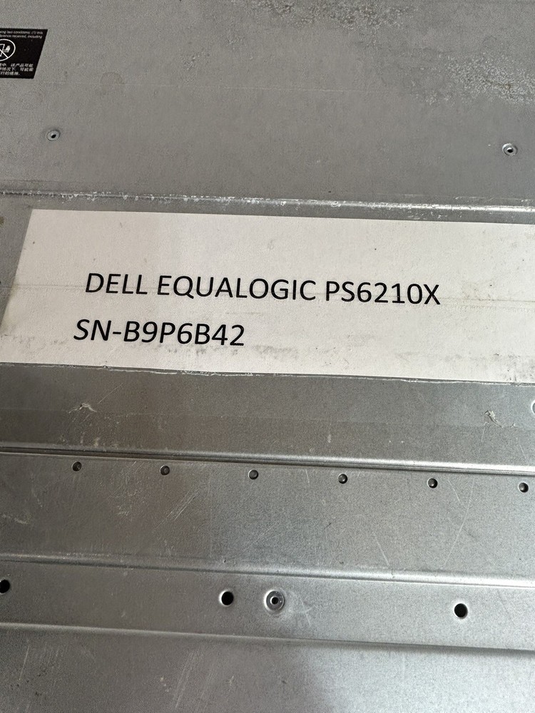Dell Equallogic PS6010X E04J 4GB Storage System W/ 2x PWS 2x Control Module