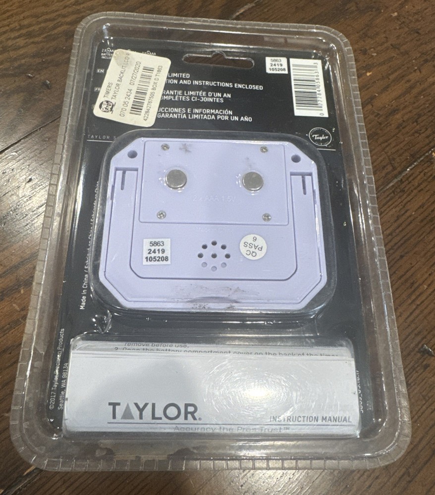 Taylor Splash “N” Drop Timer