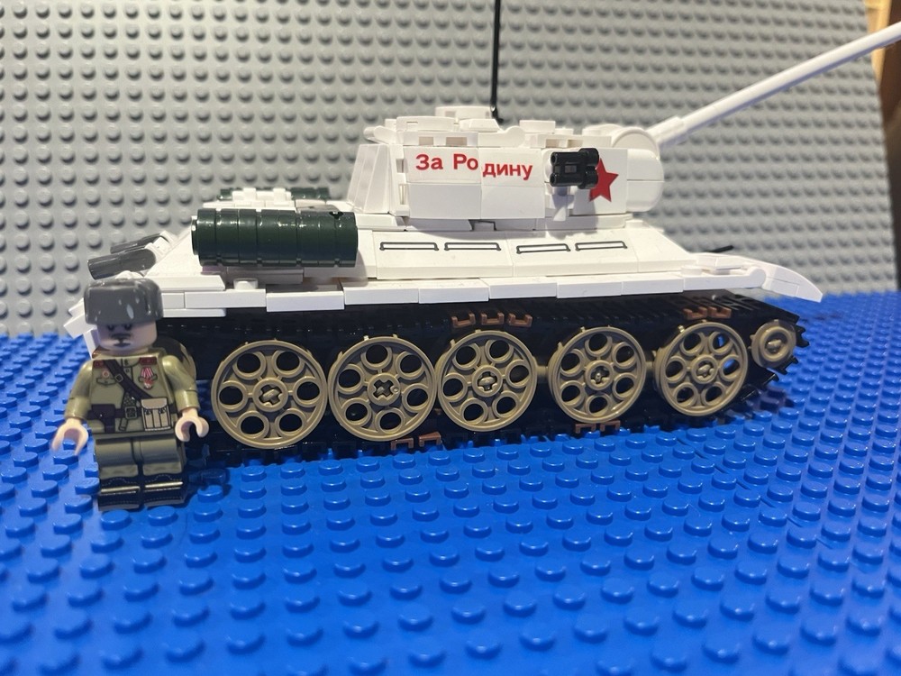 Brick built Soviet T-34