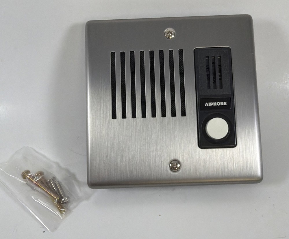 Aiphone LE-DA Flush Mount Audio Intercom Door Station Stainless Steel - Open Box
