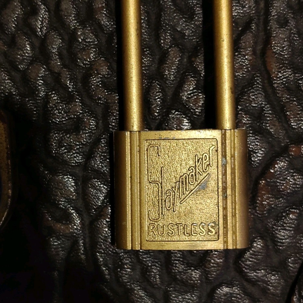 Antique Padlocks Vintage Slaymaker Rustproof Key Fits