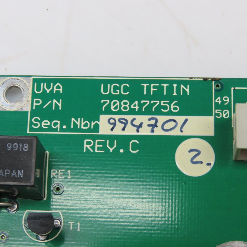 UVA 70847756 UGC TFTIN Circuit Board Controller