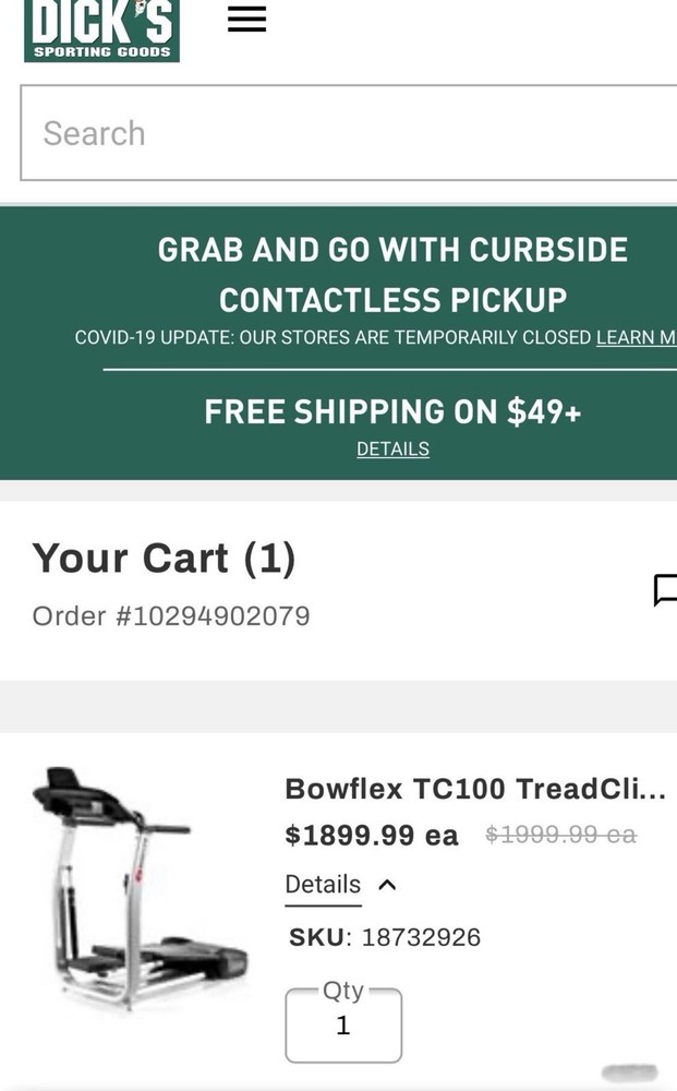 Bowflex TC-100 TreadClimber