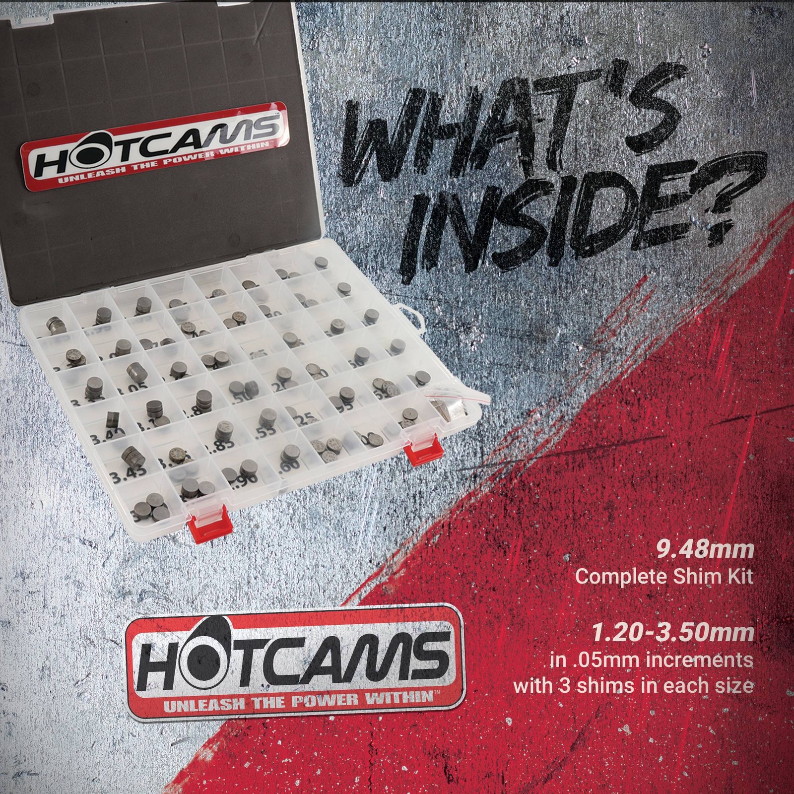 Hot Cams Complete Shim Kit For Honda TRX 450ER 2006 - 2014 68-2072