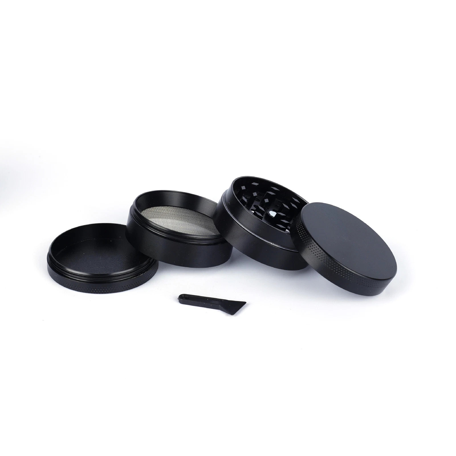 4 PCS Herb Tobacco Grinder Spice Herbal Metal Smoke Crusher Hand Muller