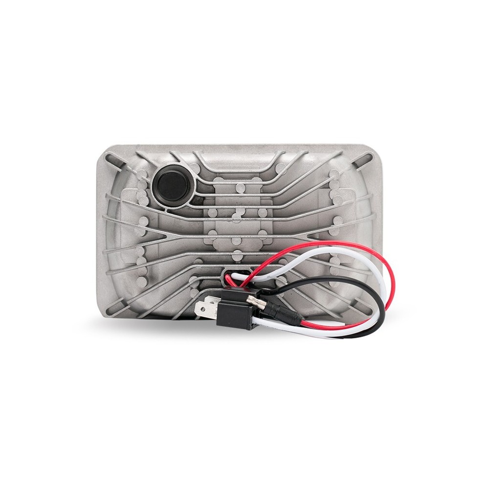 4″ x 6″ LED Projector Headlight with Optional Backlit Auxiliary