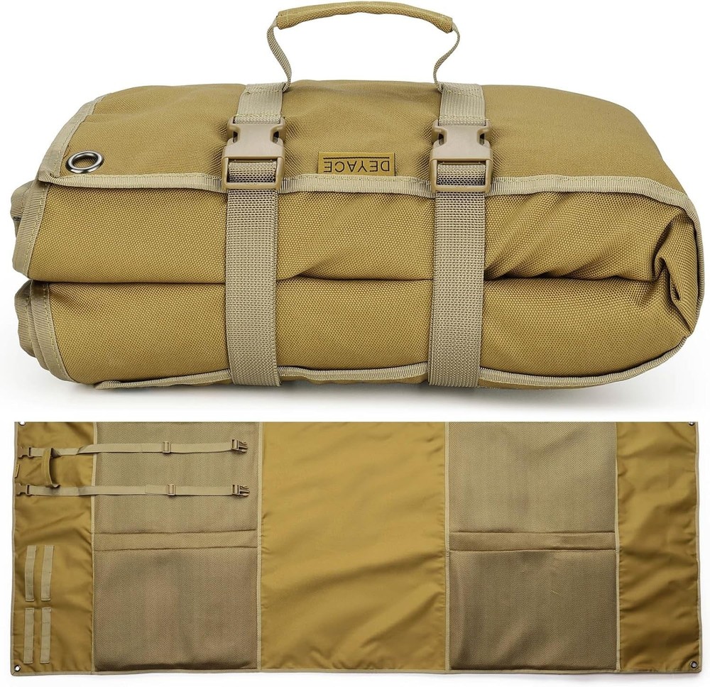 Shooting Mats Prone Padded, Extra Large Portable Roll Up Shooting Mat for Range