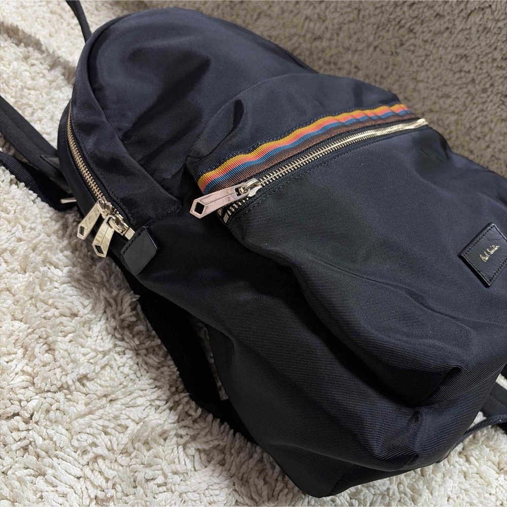Paul Smith Multistripe Nylon Backpack A4 From Japan