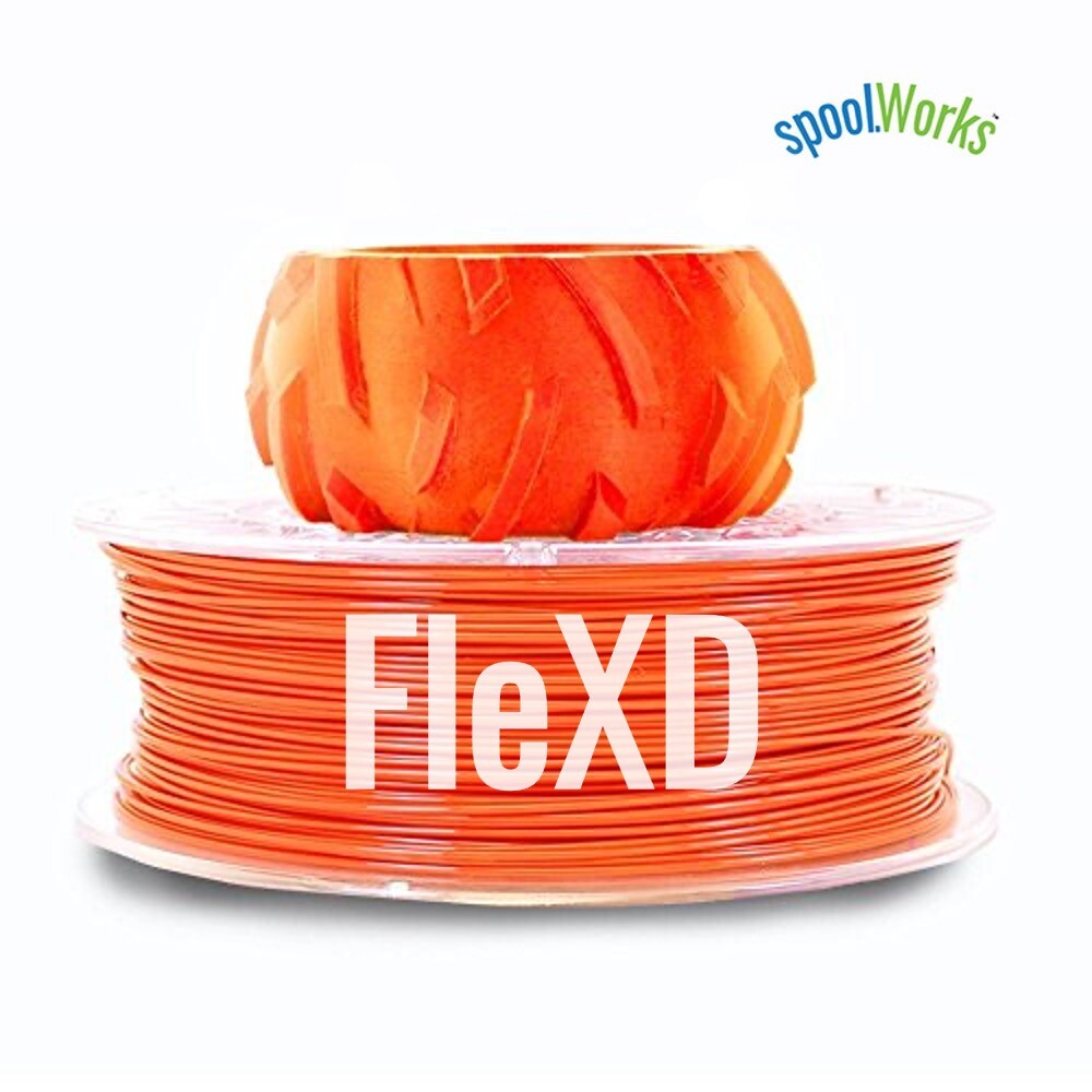 [3DMakerWorld] Genuine E3D spoolWorks FleXD Semi-flexible TPU Filament