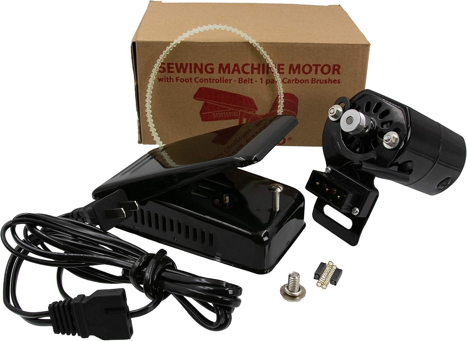 1.0 AMPS HOME SEWING MACHINE MOTOR & PEDAL SINGER HA1 15 66 99K 100 WATTS BLACK