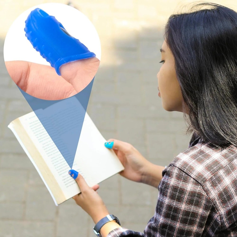 20 Pcs Rubber Finger Tips Guitar Fingertip Protector Pads