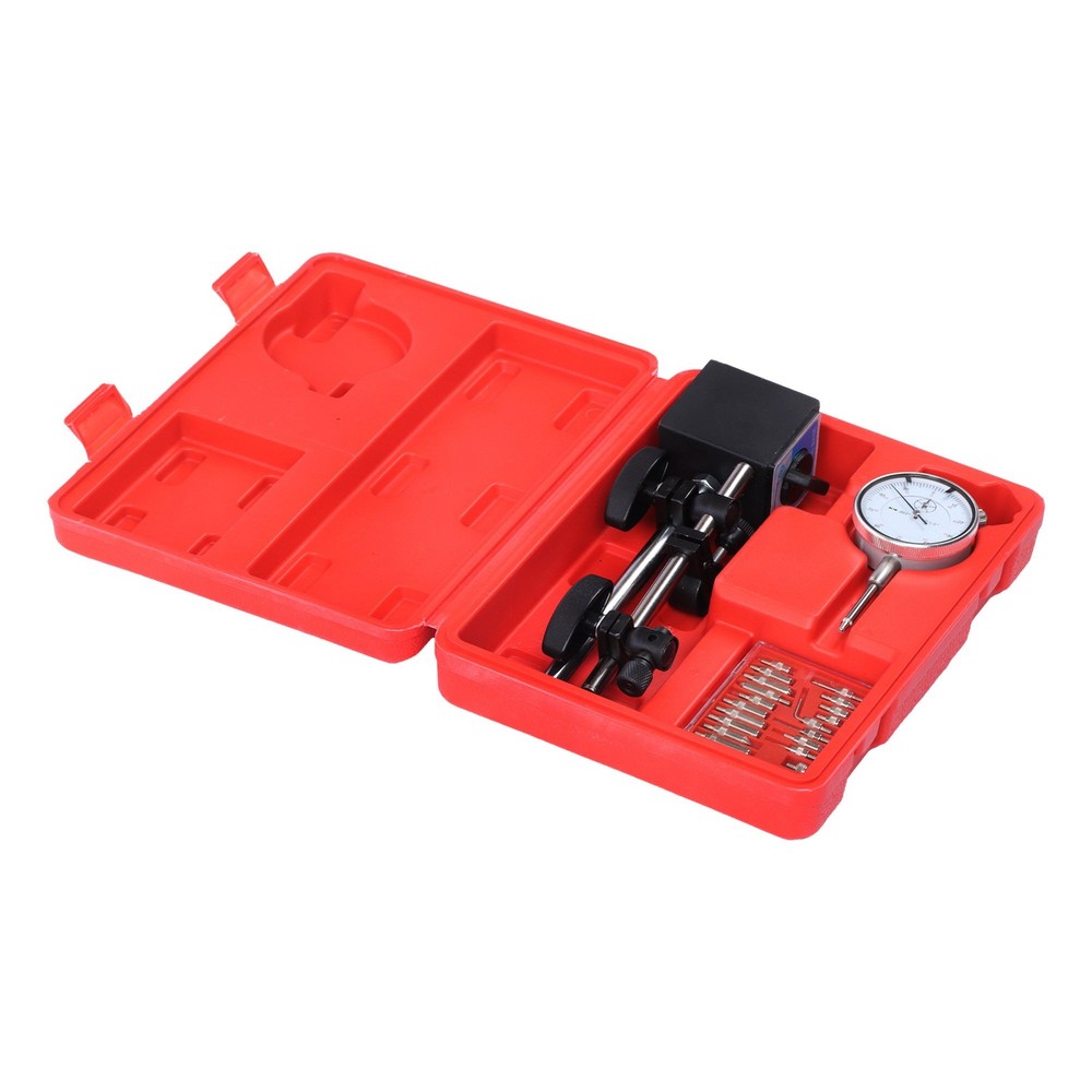 Complete Dial Indicator Set with Magnetic Base & 22 Style Points NEW