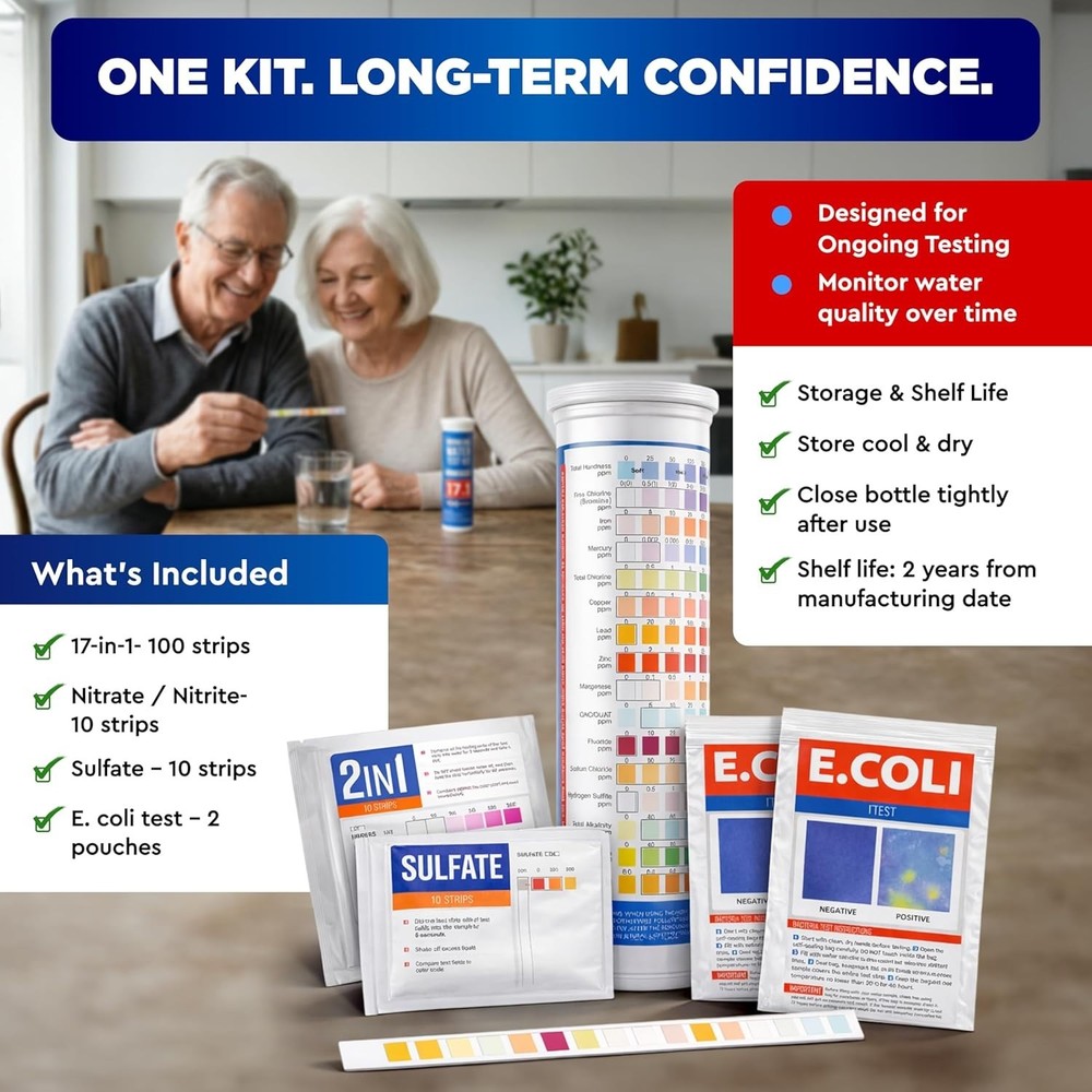 Complete Water Testing Kit - Data Sheet Included