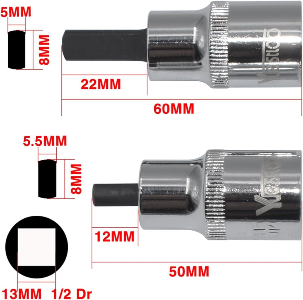 2Pcs Suspension Strut Spreader Socket Tool, Compatible with Audi VW BMW Ford...