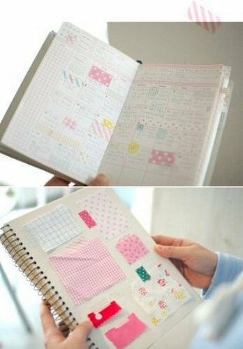 Wrapables Decorative Patterns Masking Sticker Set, Basic