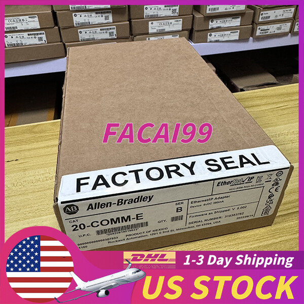 New Sealed 20-COMM-E Allen-Bradley 20-COMM-E SER B Ethernet/IP Adapter