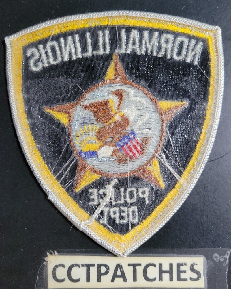 NORMAL, ILLINOIS POLICE SHOULDER PATCH IL