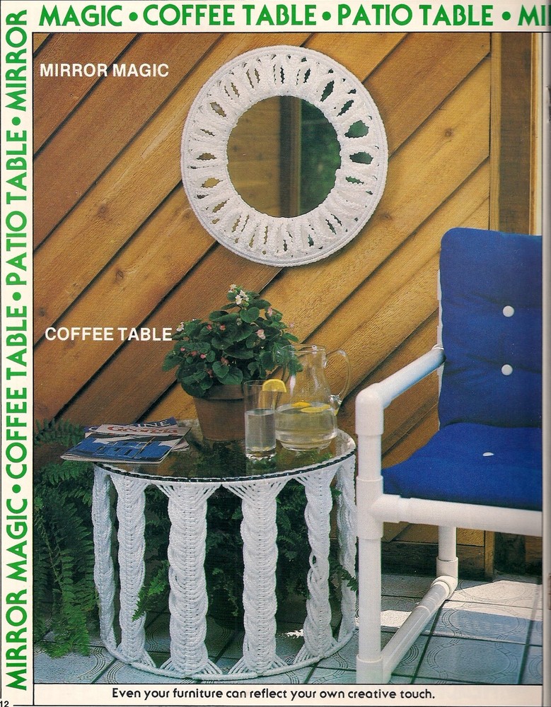 Home Decor & Nursery Patterns - Craft Book: #7430 Macrame Go Round
