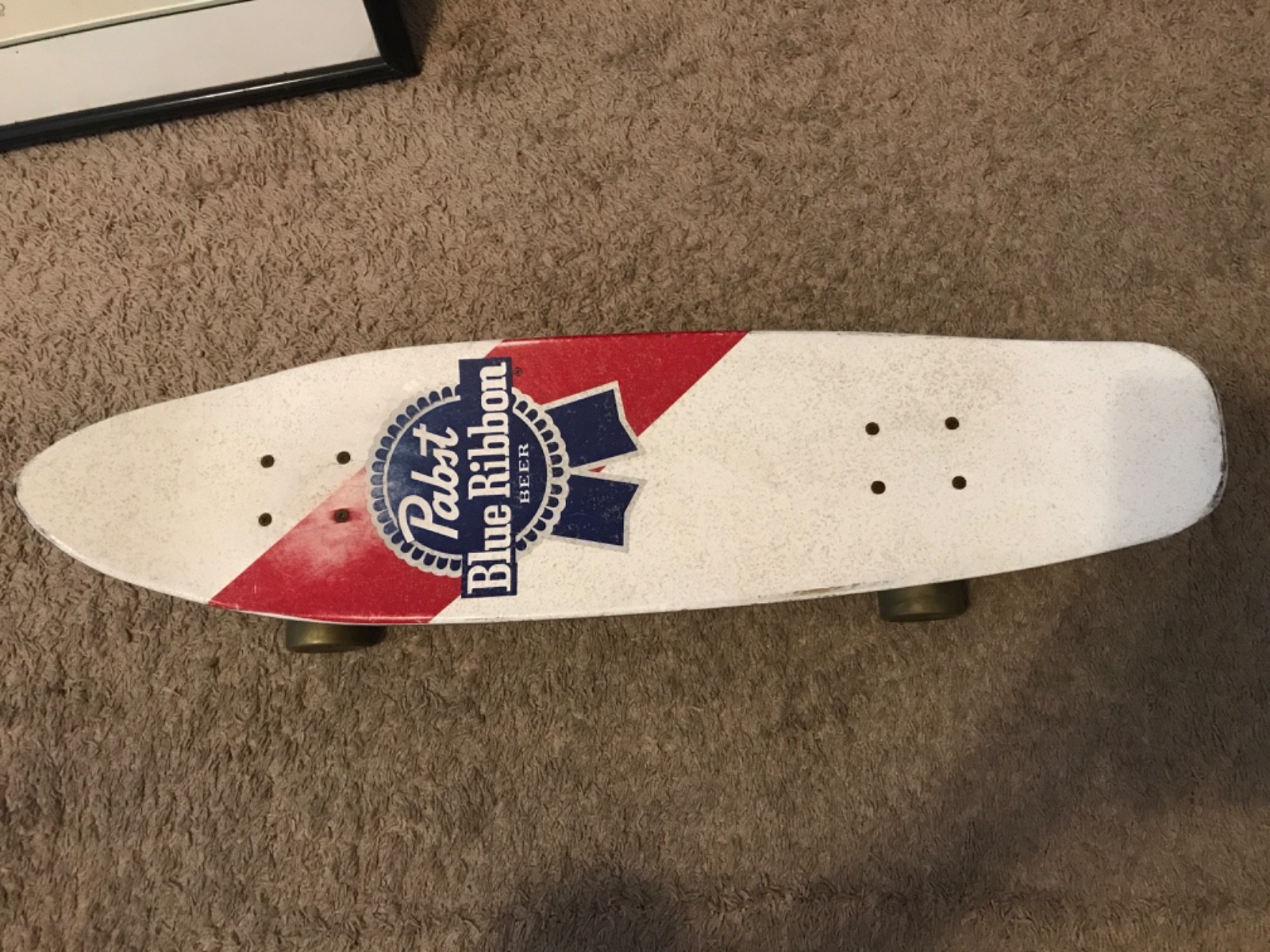 Santa Cruz x Pabst Blue Ribbon "Cold One" Skateboard Deck Built-in Bottle Opener