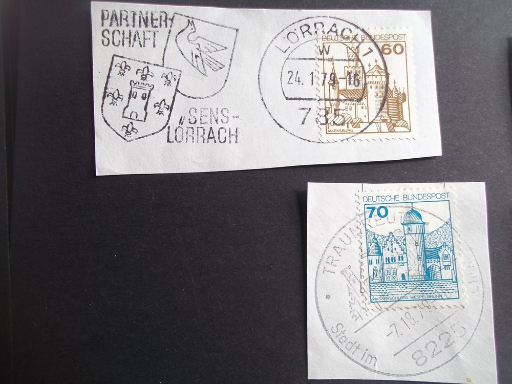 24x 1979 special / commemorative cancels Germany