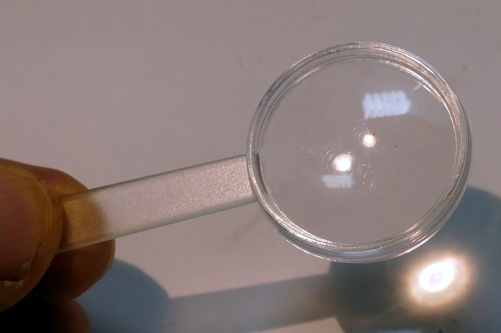 Magnifying loup 4X for MICROSCOPE small 5cm long 2.8cm OD