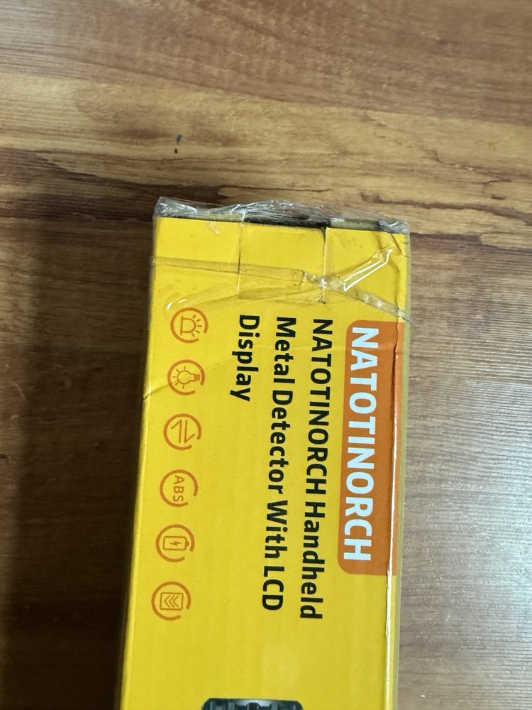 NATOTINORCH Handheld Metal detector LCD (read description)