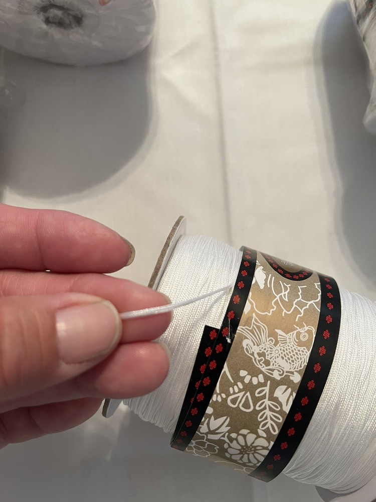 7 Spools Crochet Thread - White