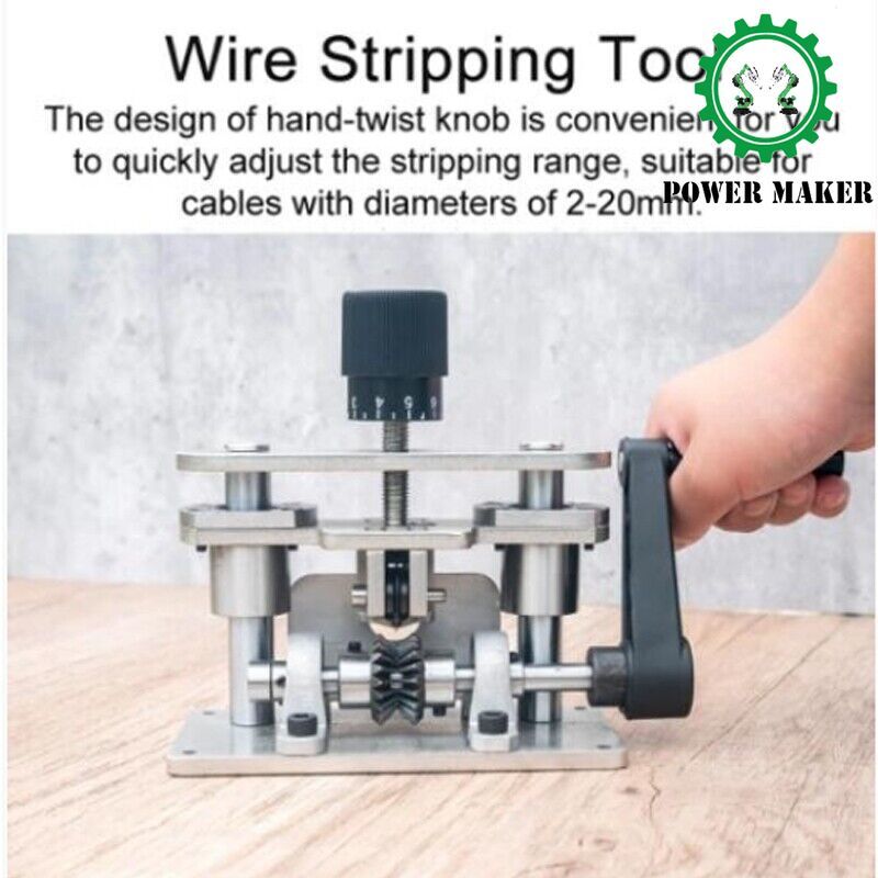 Cable Stripper Scrap Metal Recycle Tool Set Manual Copper Wire Stripping Machine