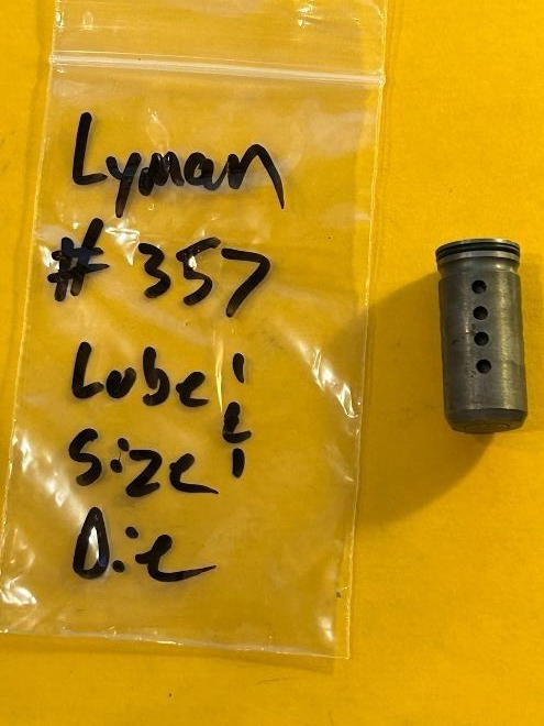 Lyman #357 Lube & Size Die