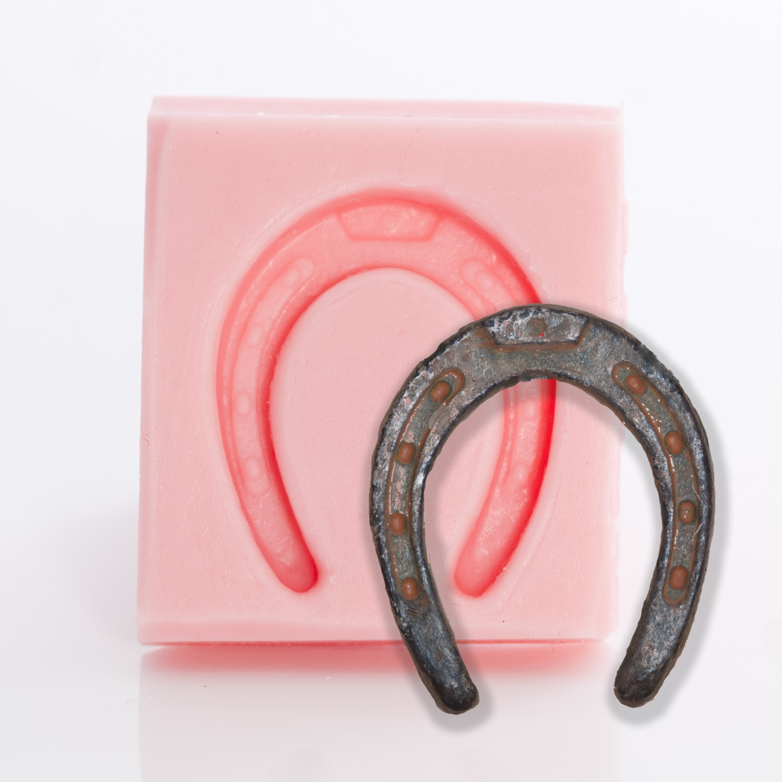 Silicone Horse Shoe Mold - Fondant Mold - Resin Mold - Jewelry Mold (909)