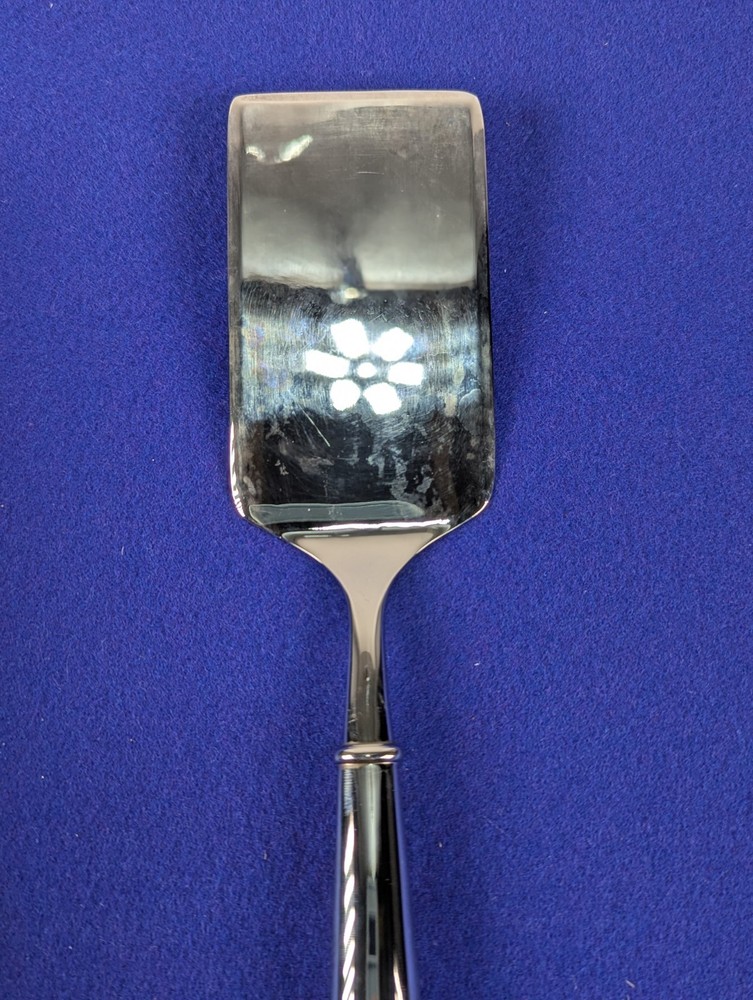 Towle Silver Plated Copenhagen Pie/Cake/Lasagna Server With Green Velvet Case