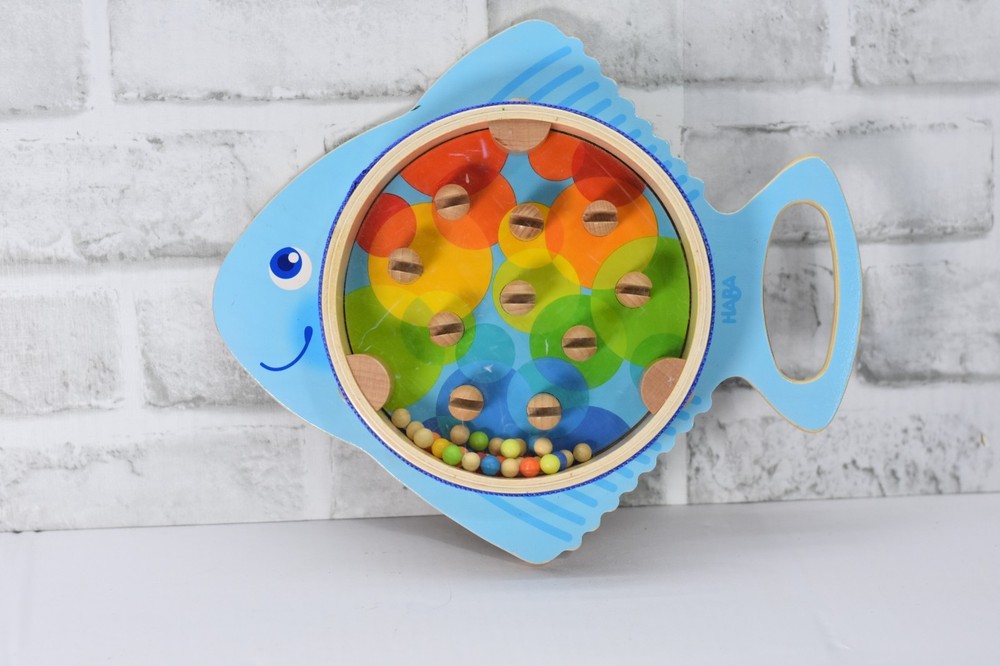 HABA Musical Drumfish - Drum,  Maraca (No Mallet)