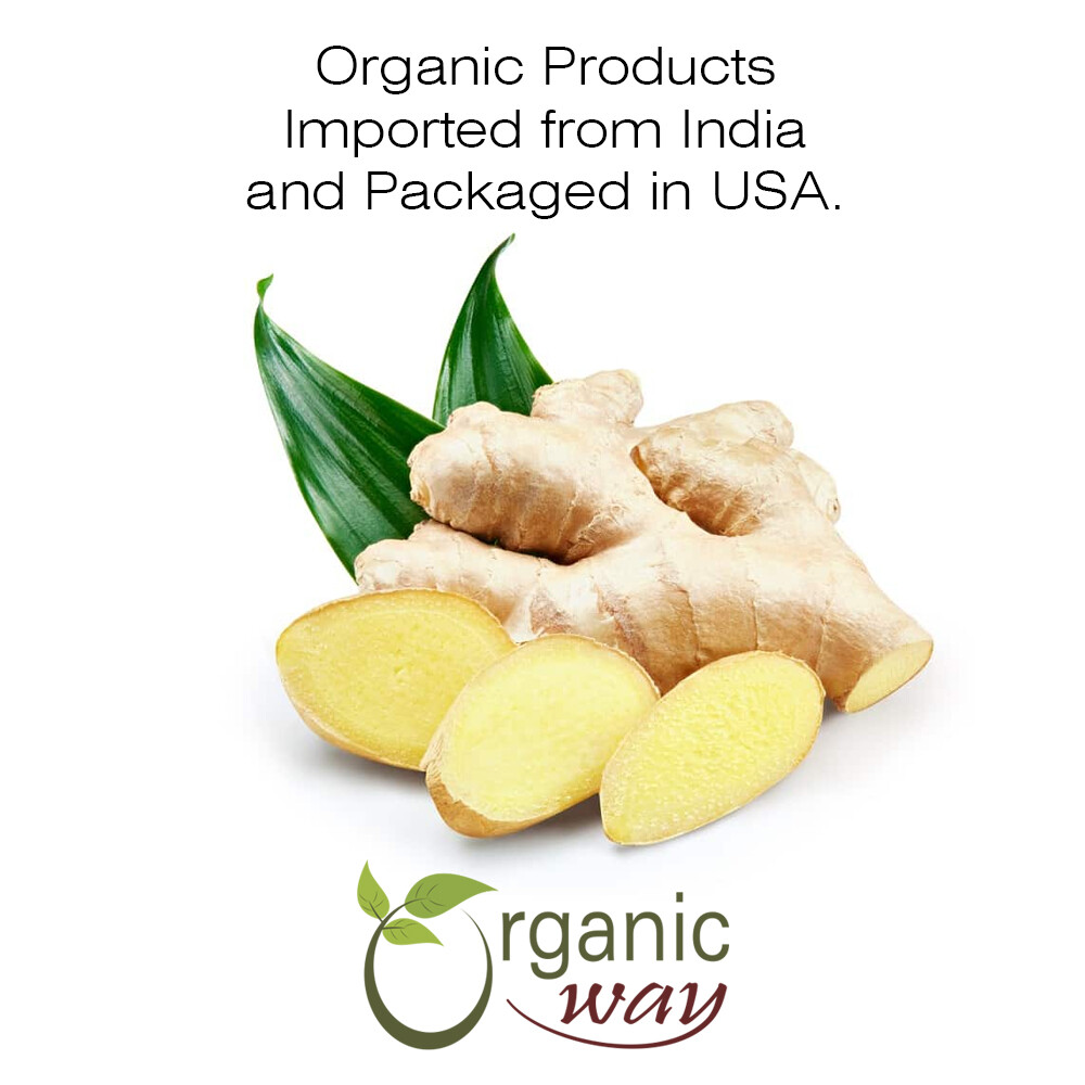 Organic Way Ginger Root Powder - Organic, Kosher & USDA Certified (1/2LBS / 8Oz)