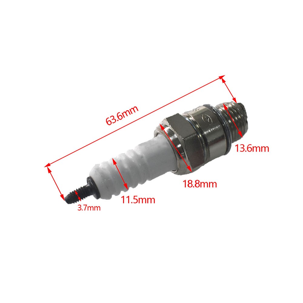 5pcs Spark Plug For Motorized Bicycle 50cc 60cc 66cc 80cc 2 Stroke Engine
