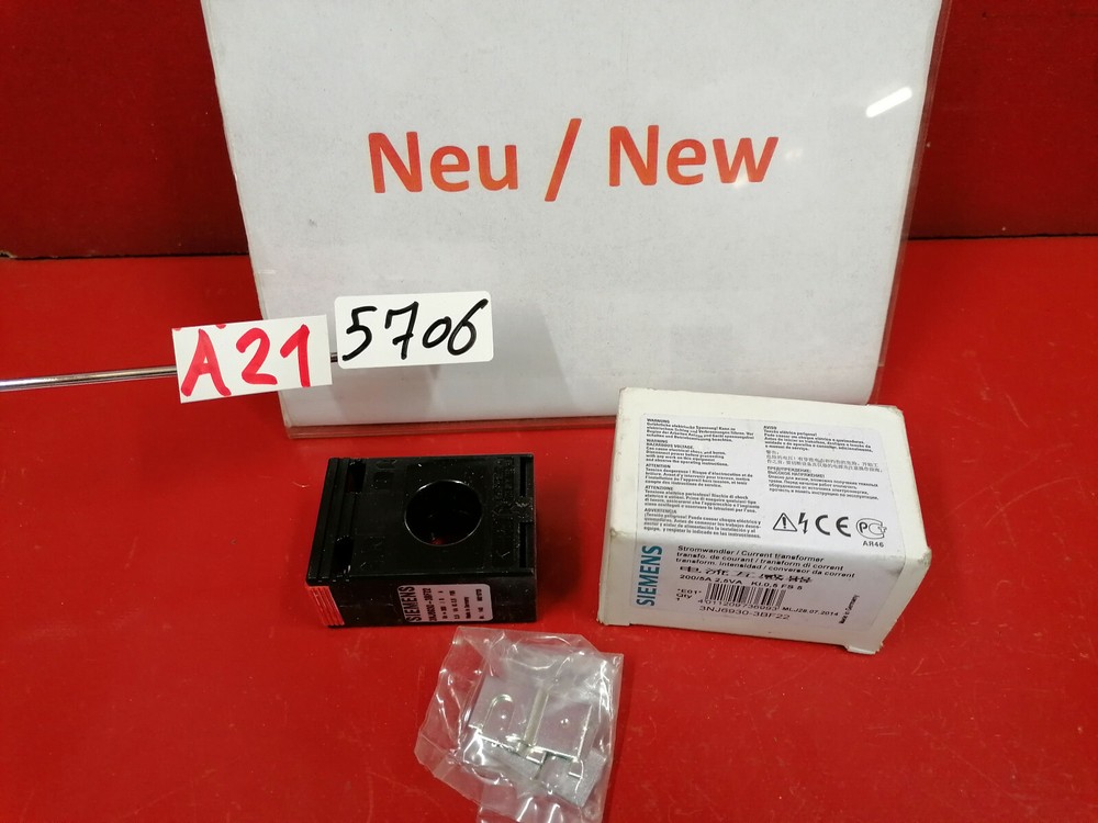 Siemens Current Transformer 3NJ6930-3BF22 NEW
