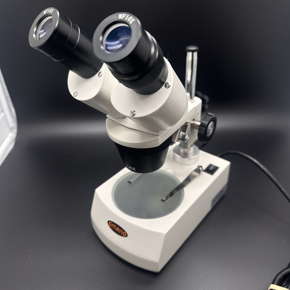 Omano 20X / 40X Stereo Microscope With 2 Halogen Lights With Accessories
