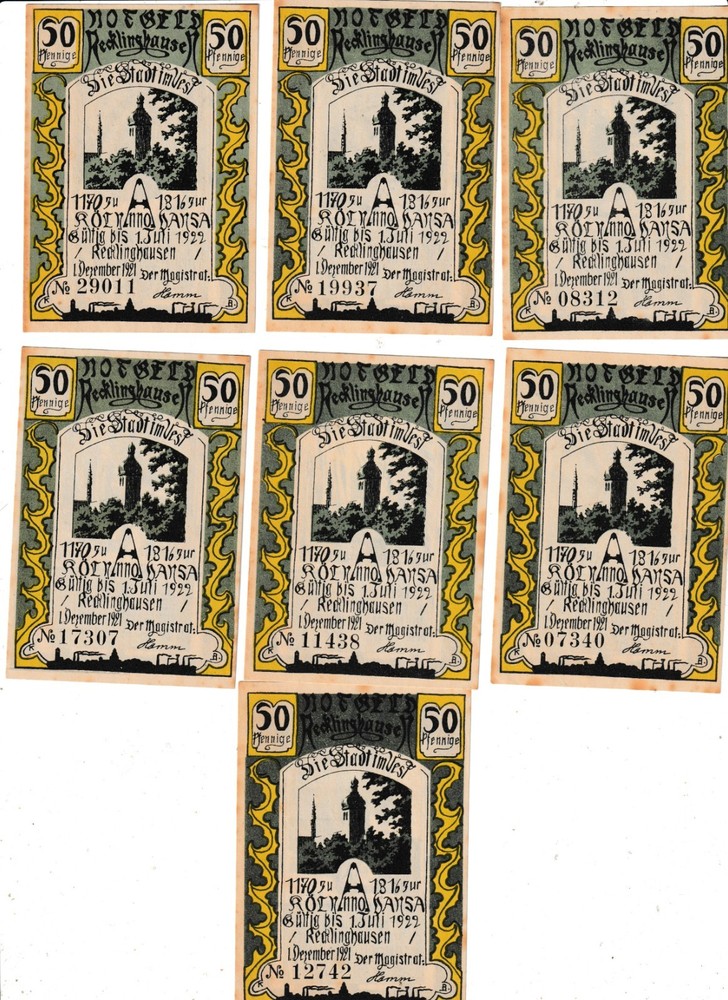 RECKLINGHAUSE 7 NOTES